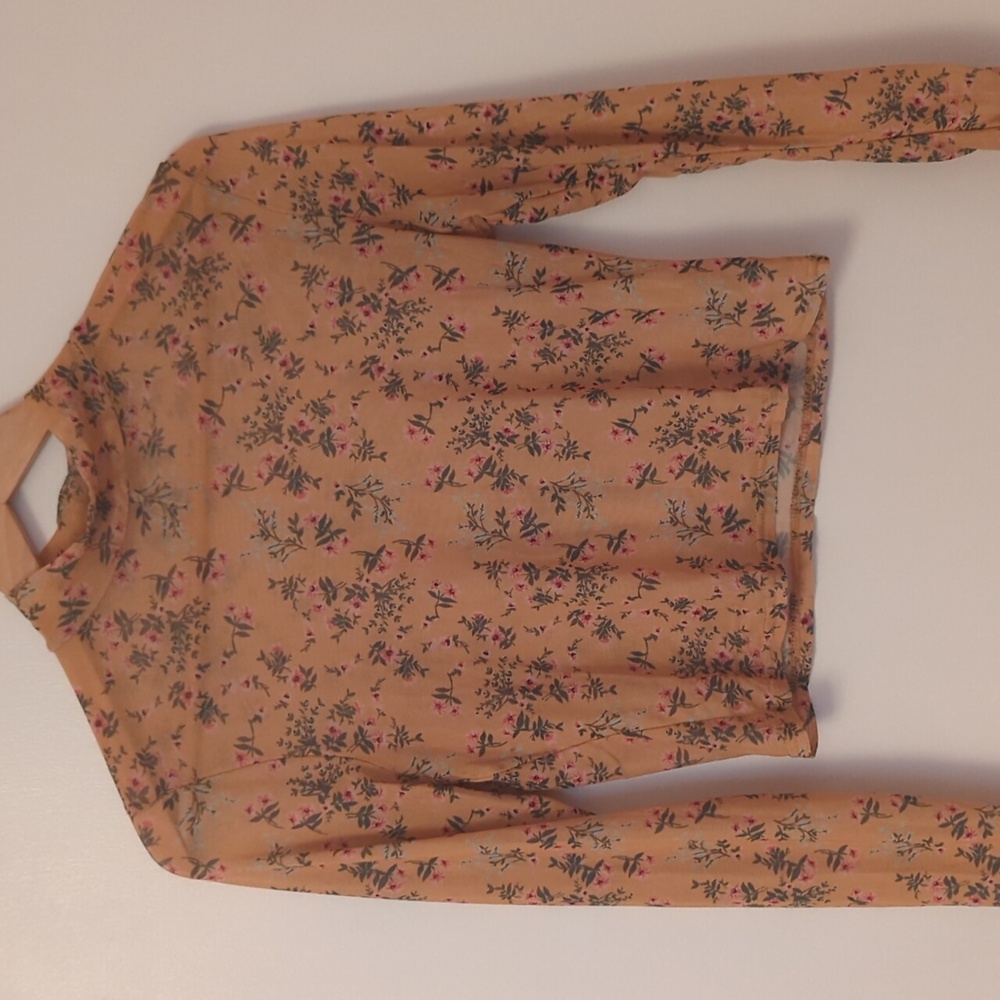 Kimchi Blue Floral Mesh Long Sleeve